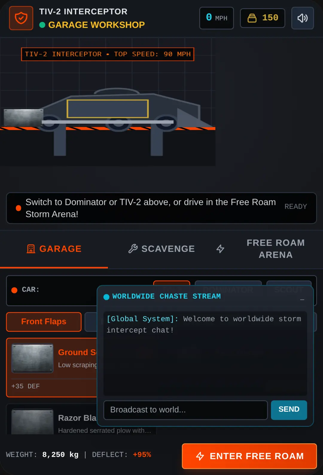Storm Interceptor: Free Roam and Dominator cover