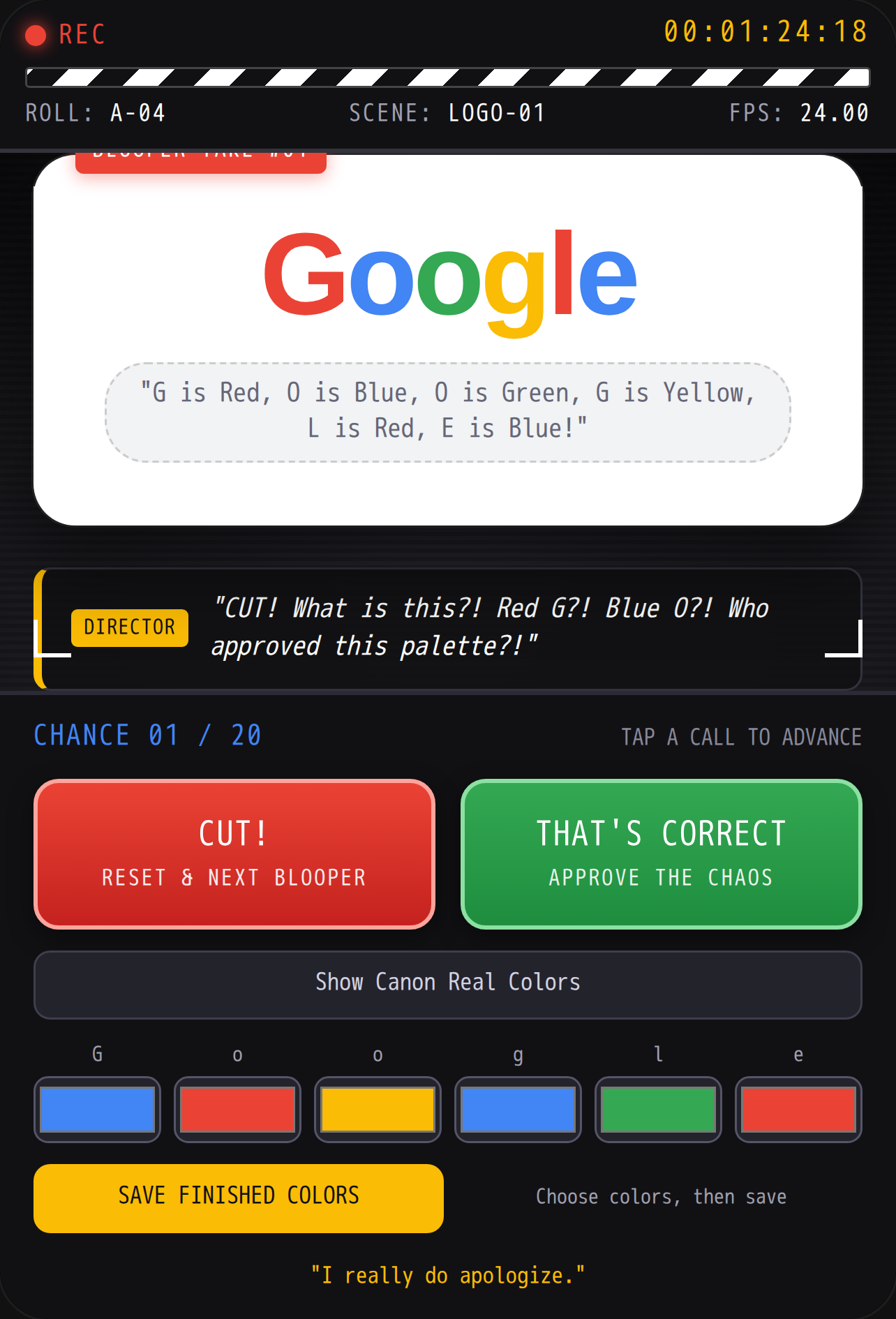 Google Logo Blooper Reel cover