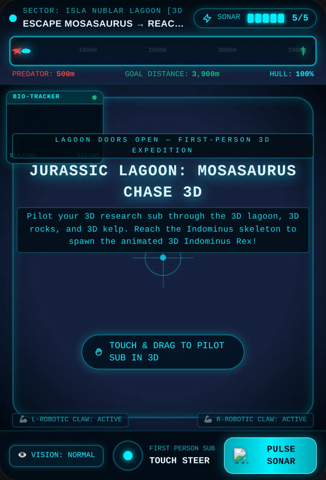 Jurassic Lagoon: Mosasaurus Chase 3D cover