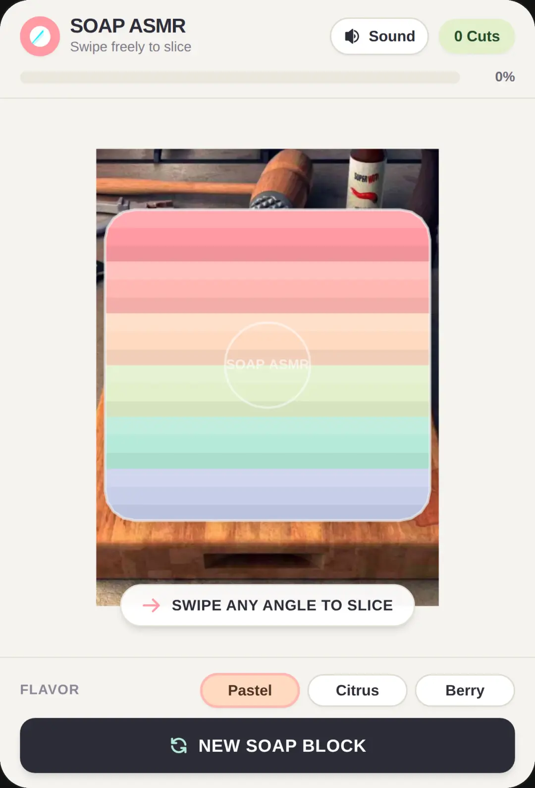 ASMR Soap Slice cover