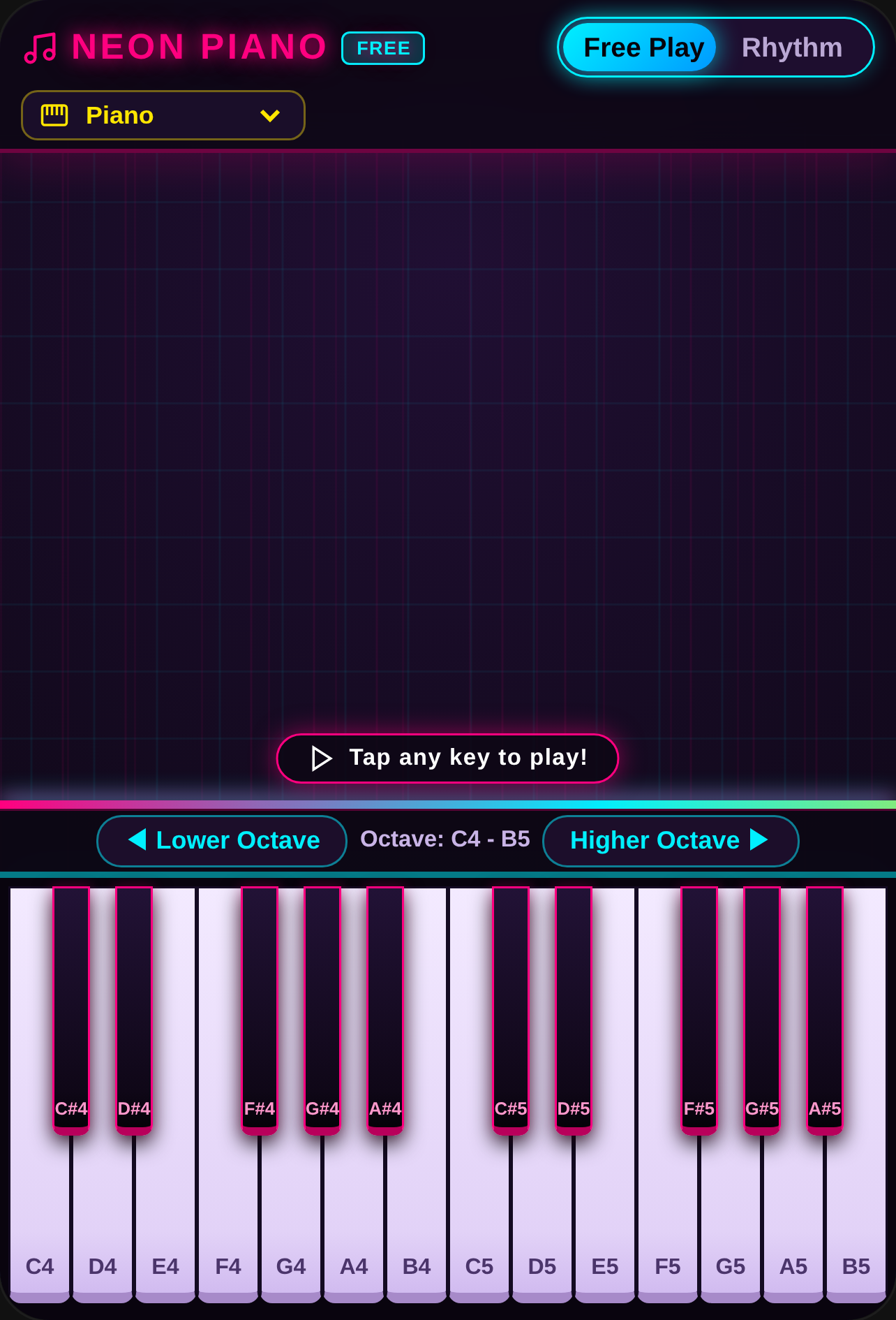 Neon Piano & Rhythm cover