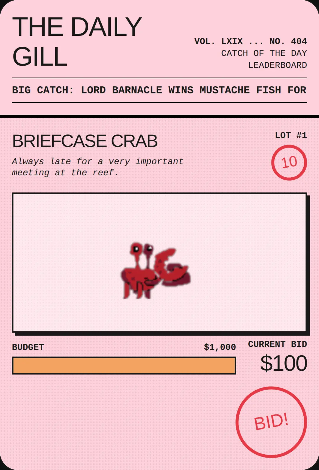 Absurd Sea Auction cover