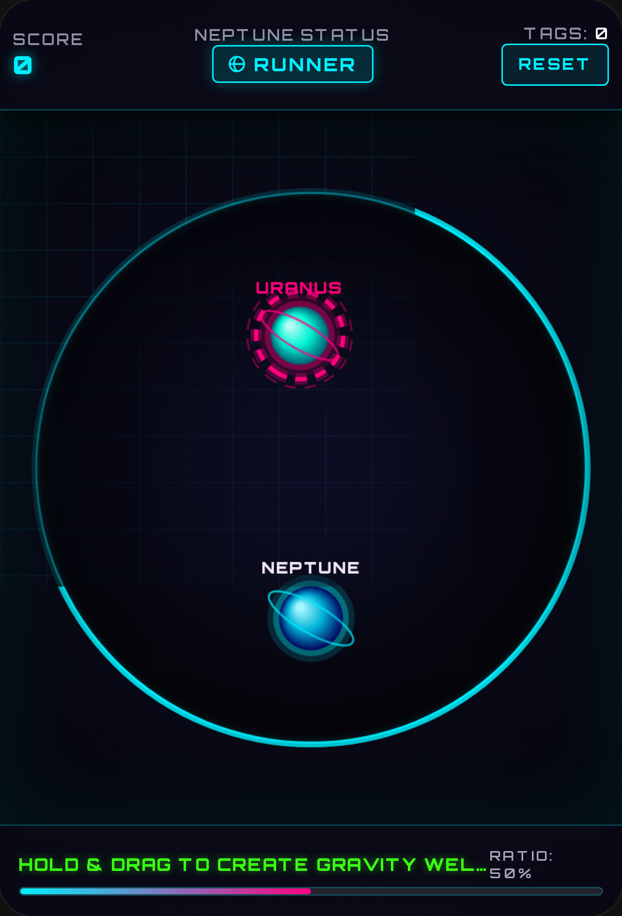 Neptune & Uranus tag game