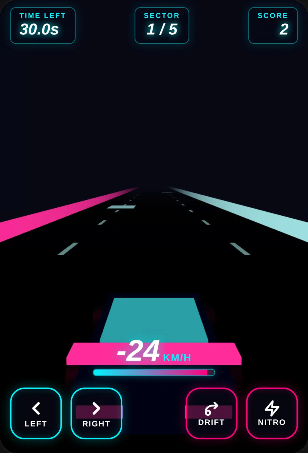 Neon Velocity: 3D Cyber City Speed Trial cover