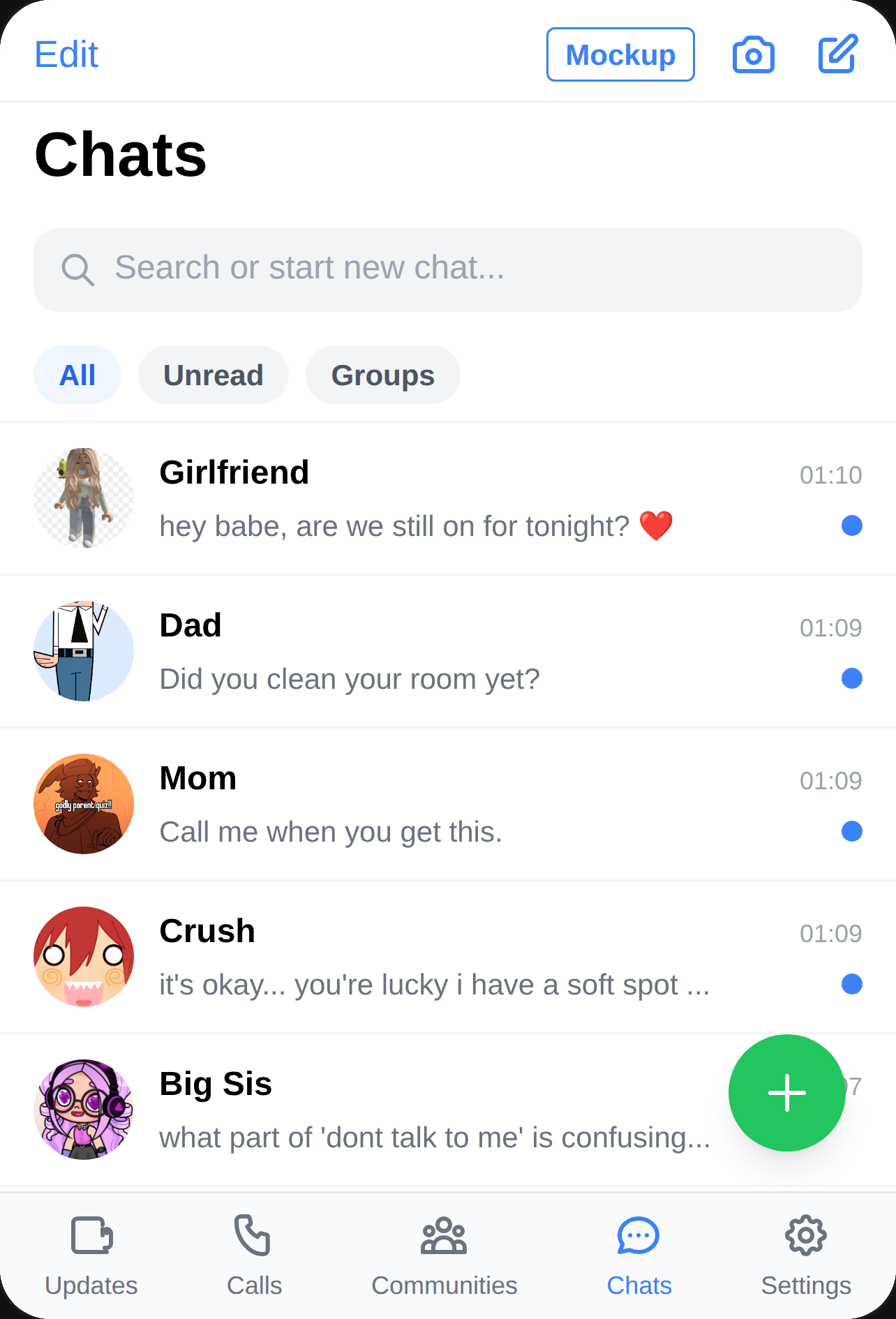 WhatsApp chat cover