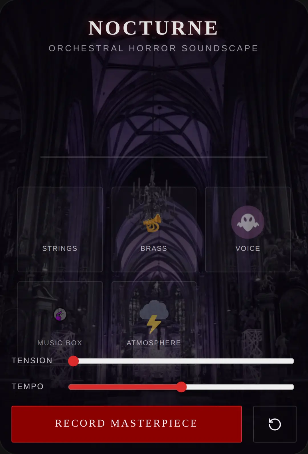 Gothic Nocturne: Horror Soundscape cover