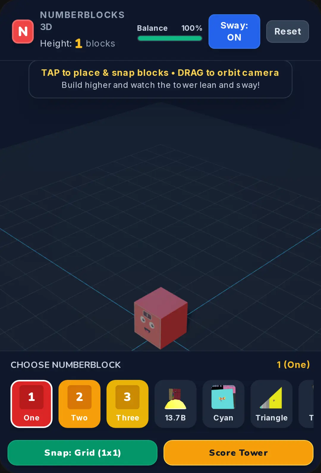 Numberblocks Sandbox 2.0 3D cover