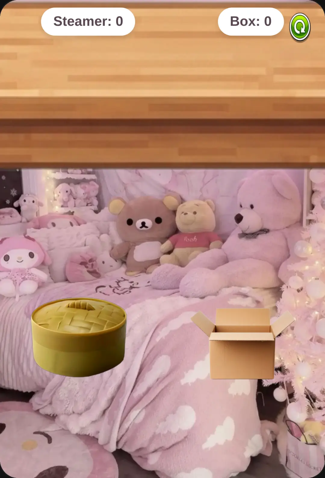 Asmr under the table cover