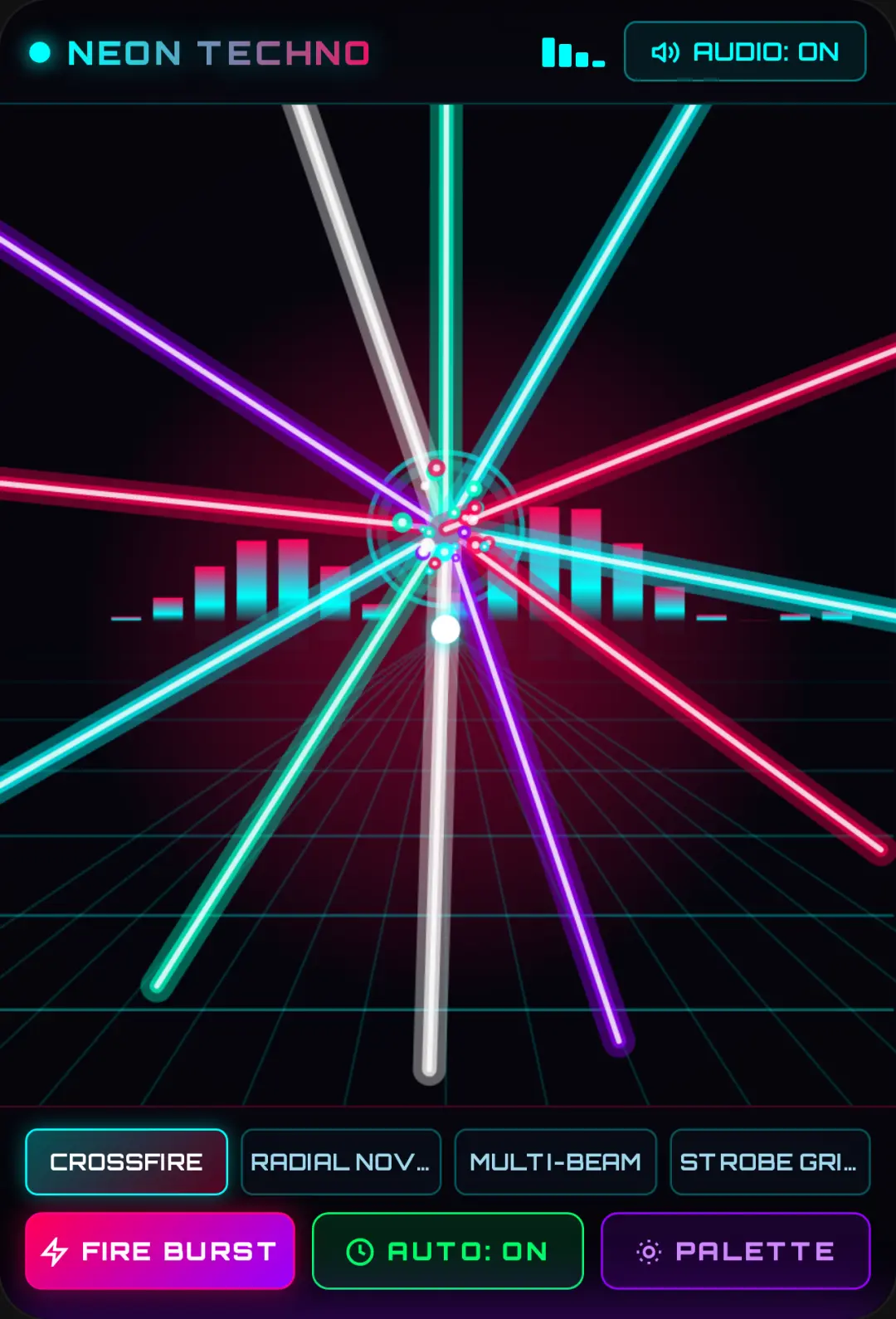 Neon Techno Laser Visualizer, 𝐬𝐚𝐭𝐢𝐬𝐟𝐢𝐲𝐢𝐧𝐠 (☆▽☆) cover