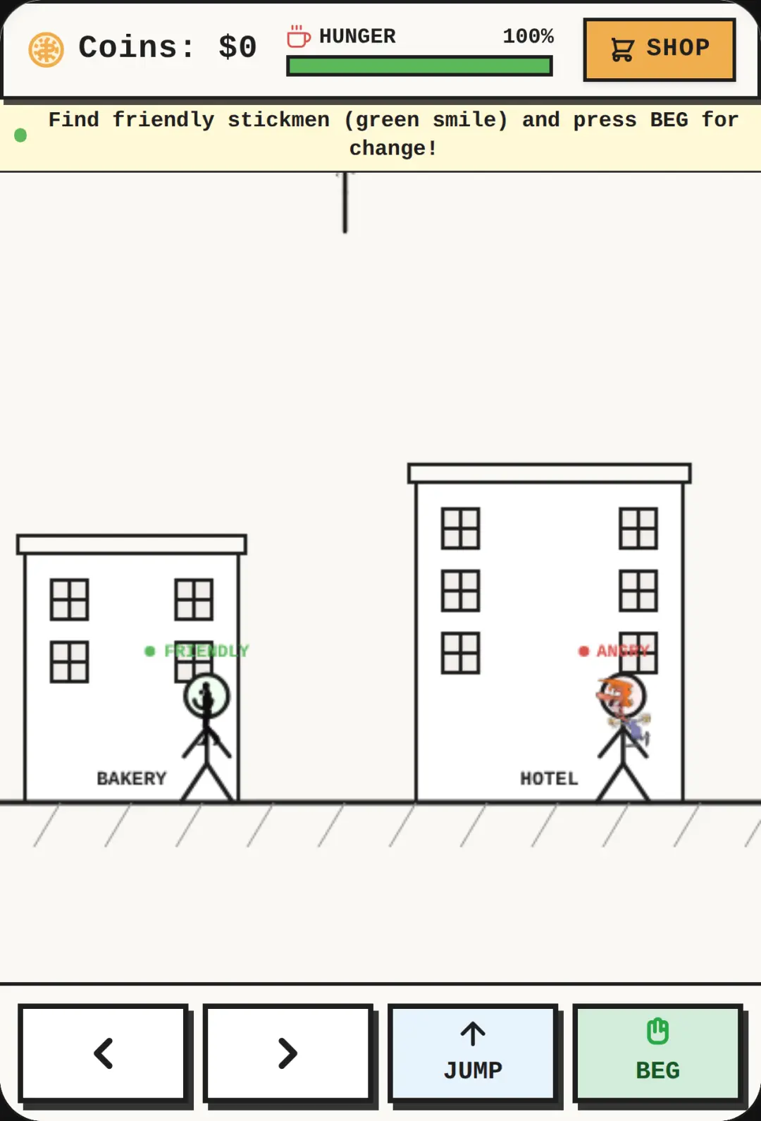 Stickman Beggar: Street Life cover