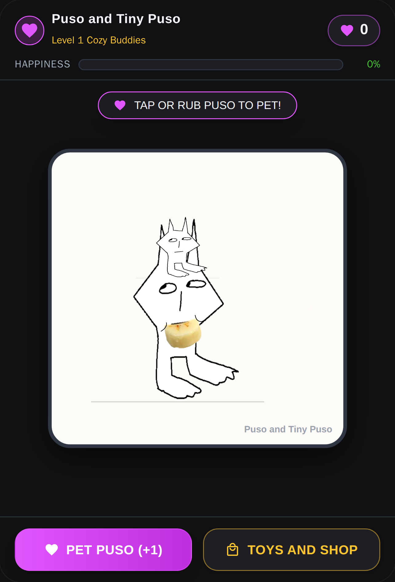 Puso and Puso - Cozy Petting Game cover
