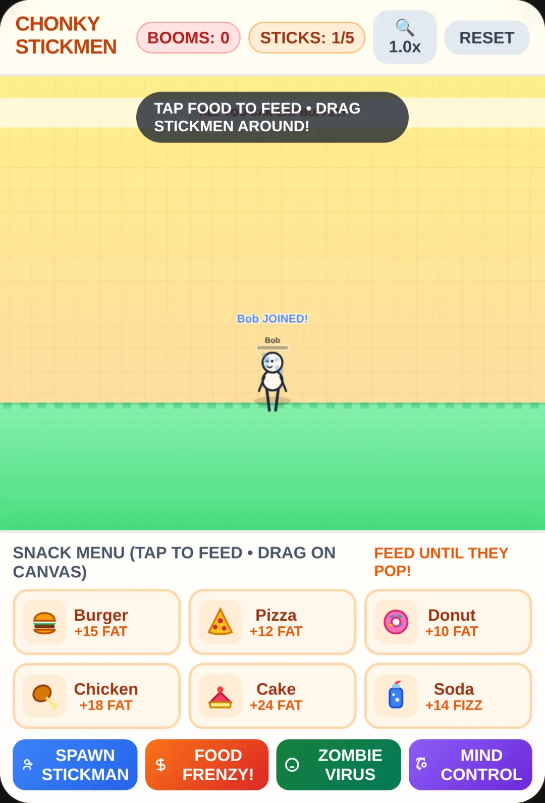 Chonky Stickmen - Feed to Explode! cover