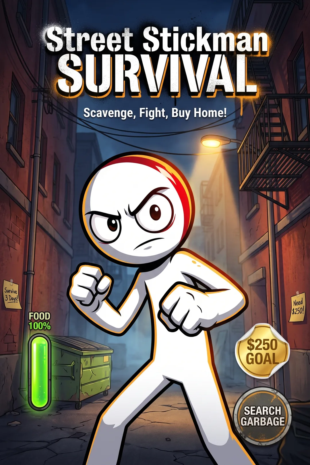 Street Stickman Survival