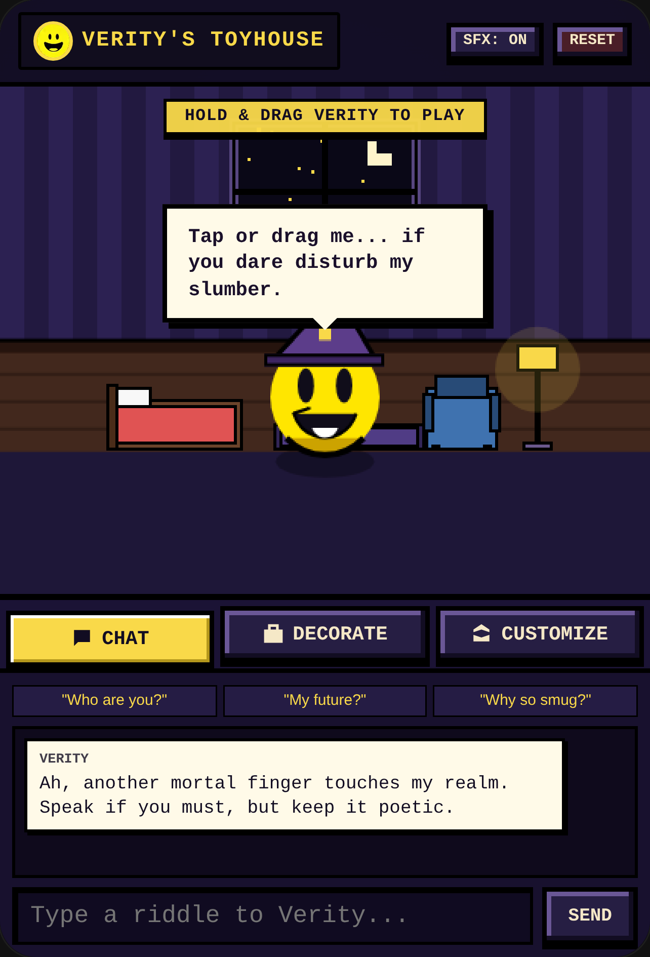 Verity's Pixel Sanctuary cover