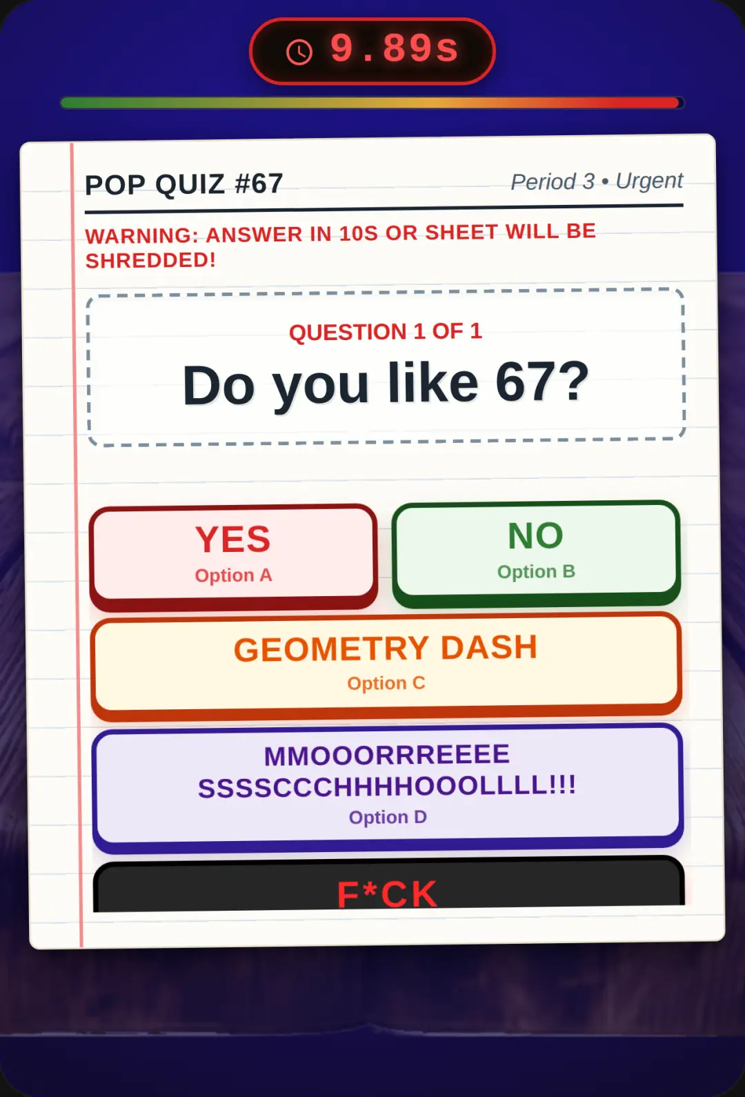 Do You Like 67? cover