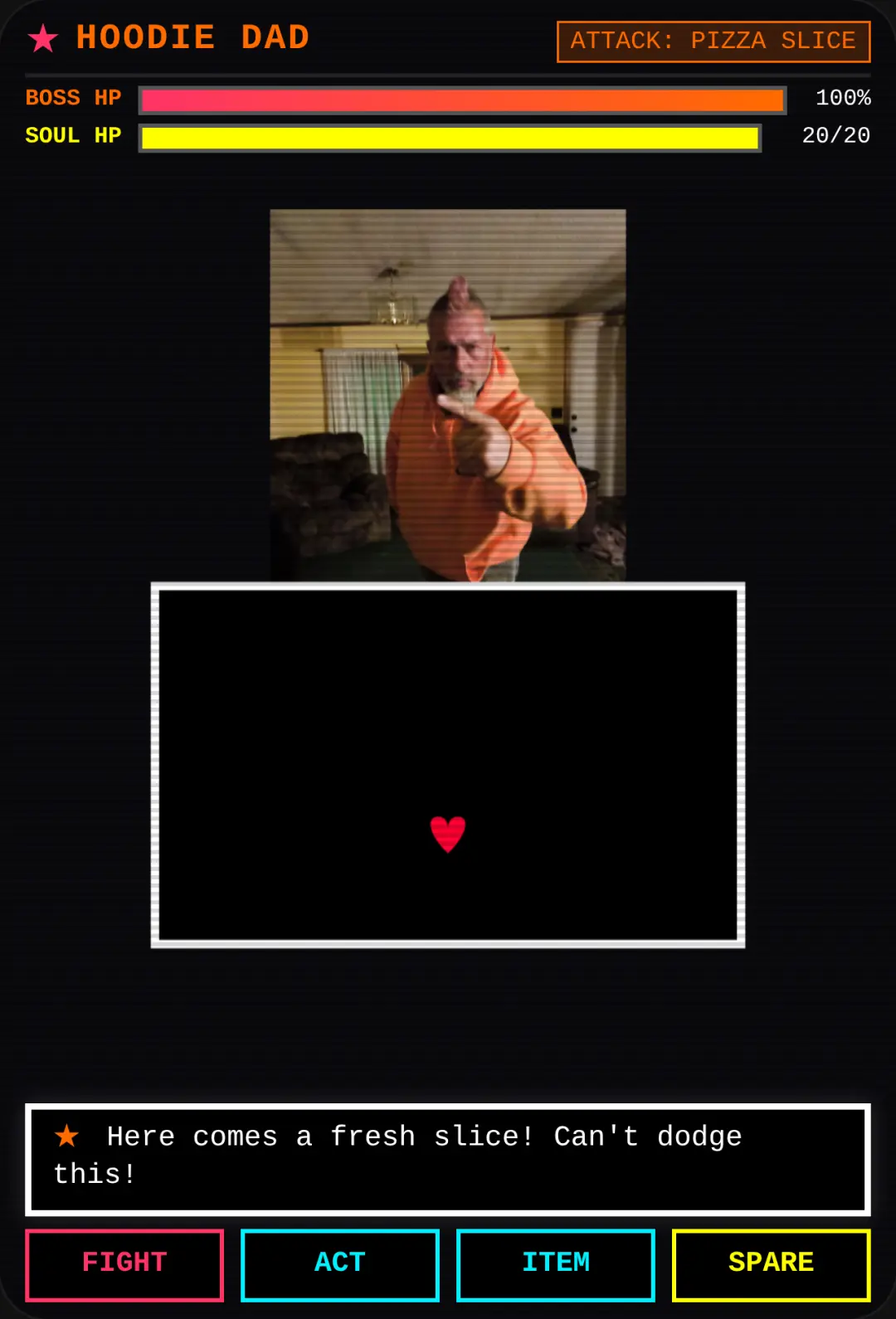 Dad Boss Fight: Orange Hoodie Showdown cover