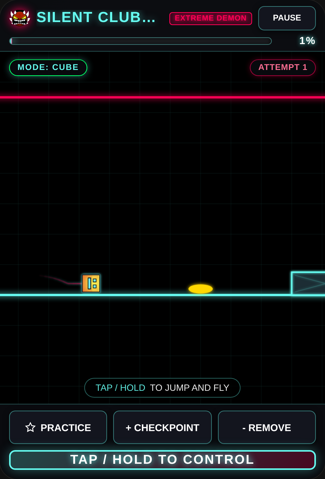 SILENT CLUBSTEP - Geometry Dash cover