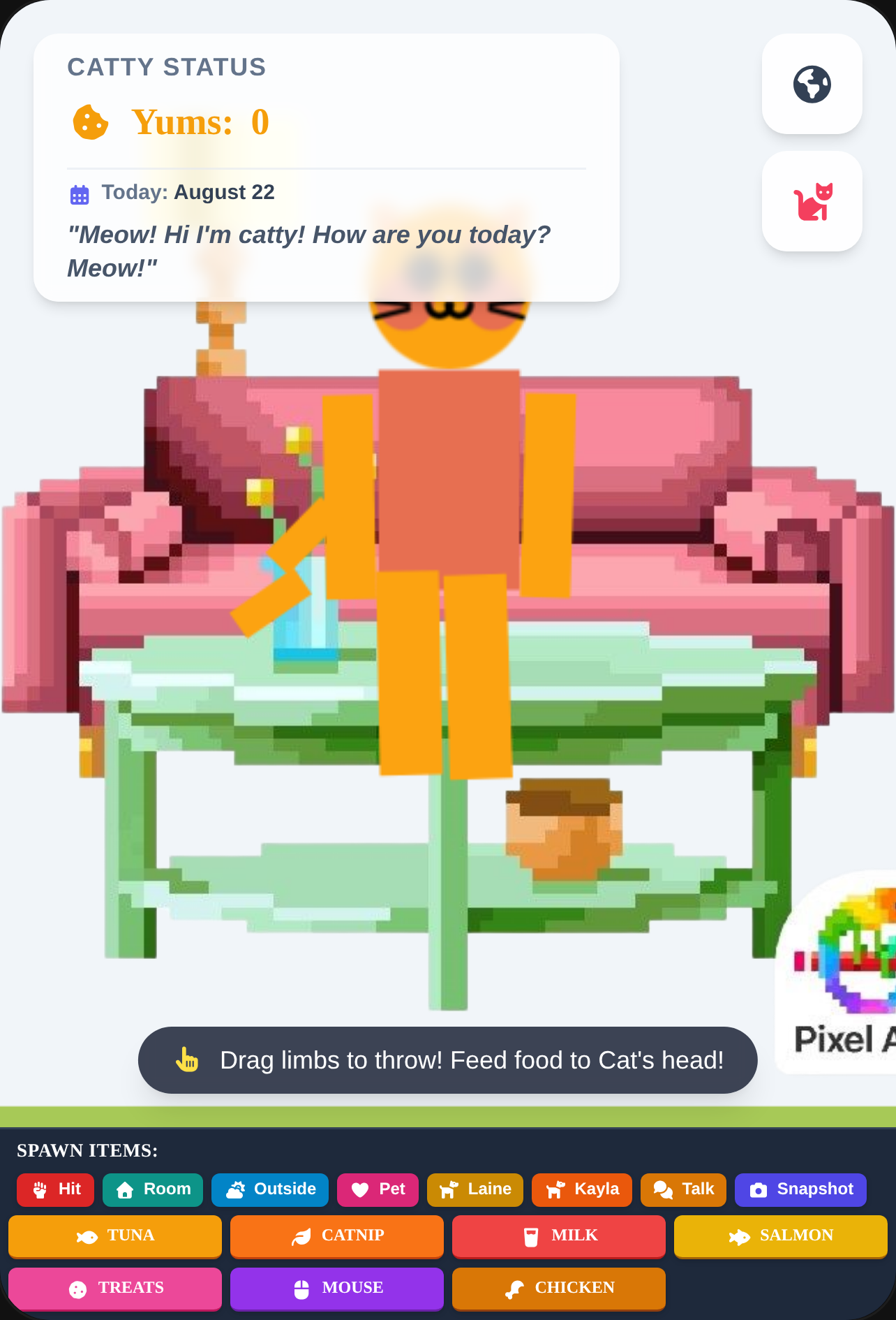 Cat and friends Ragdoll Sandbox cover