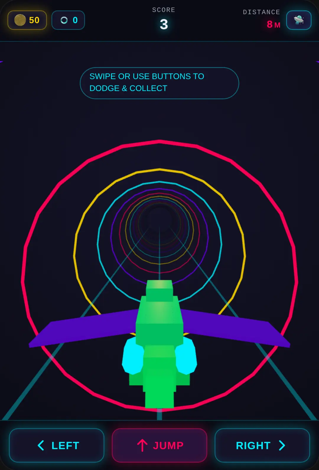 CYBER RUNNER 3D - SKINS & POWER-UPS cover