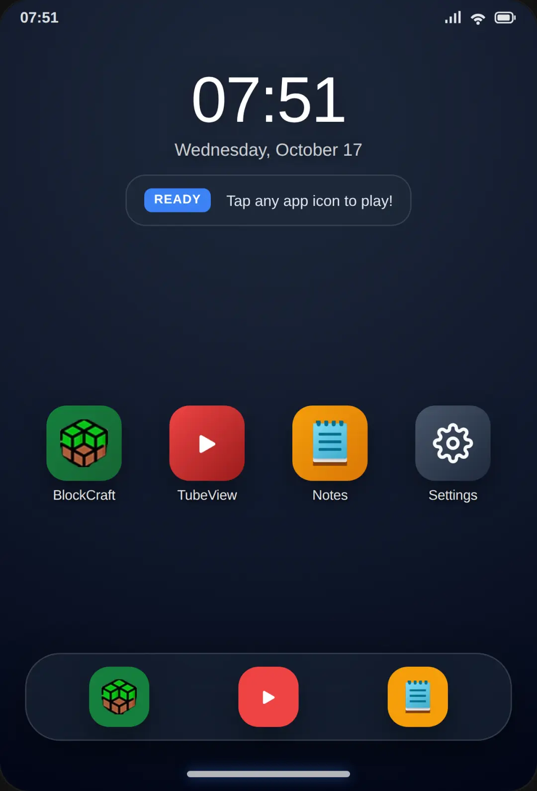 Phone OS - Playable Apps cover