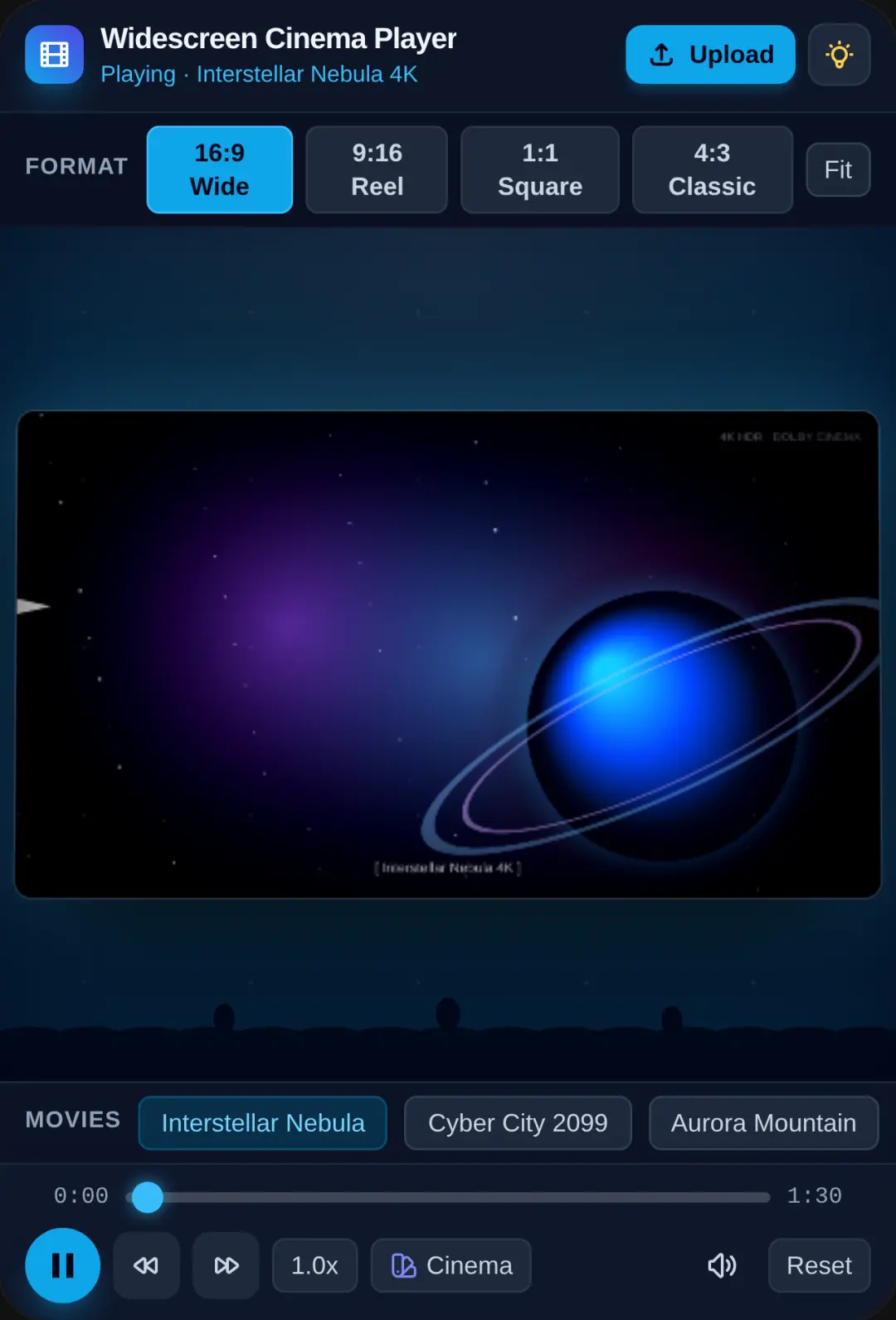 Widescreen Cinema Player cover