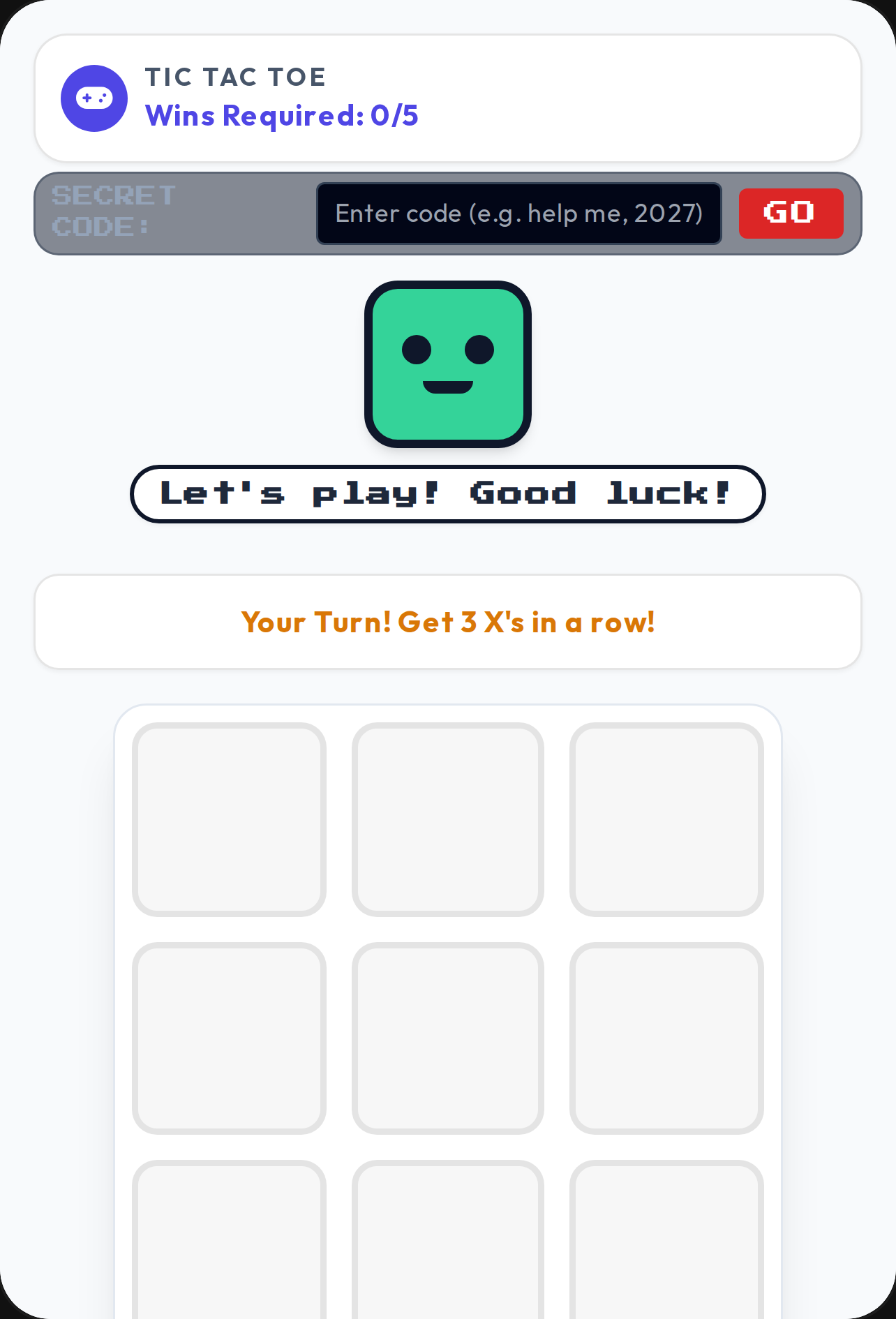 Tic Tac Toe: Boss Fight Gauntlet