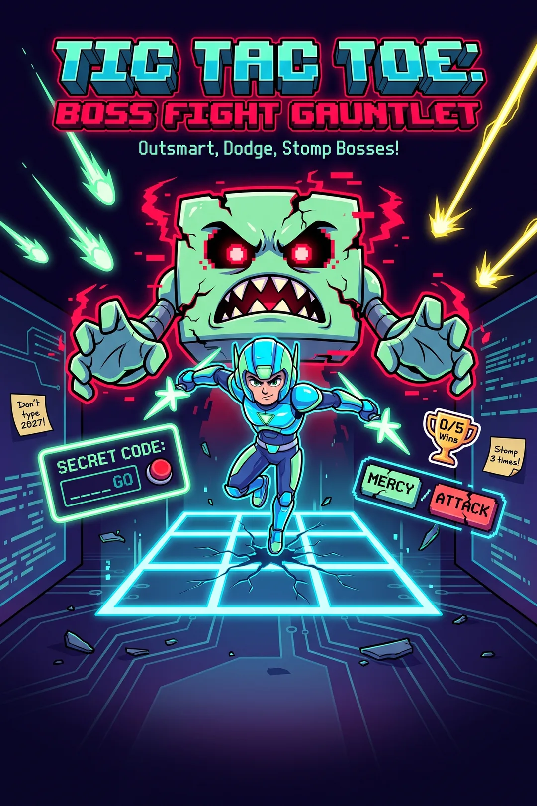 Tic Tac Toe: Boss Fight Gauntlet