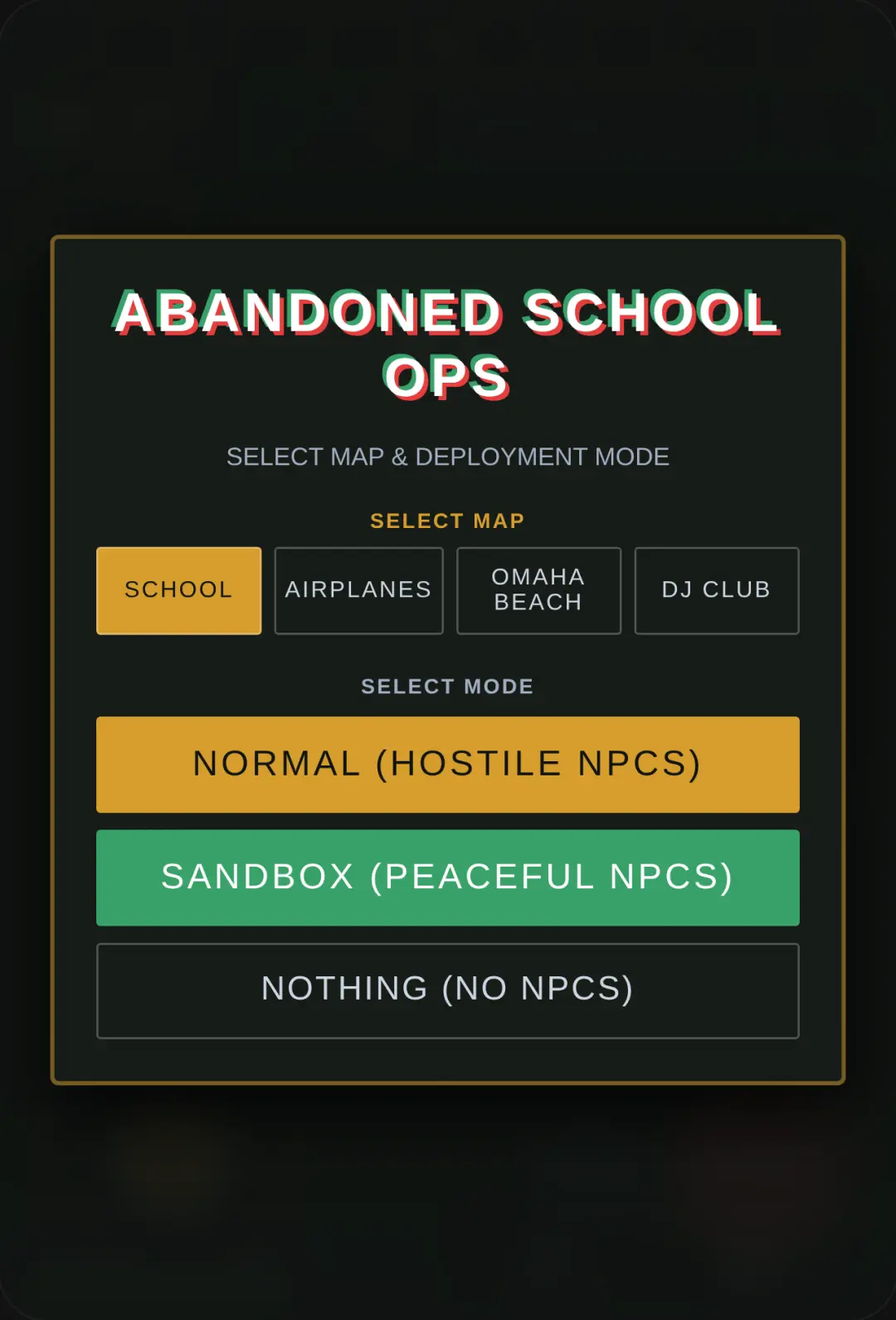 Modern Warfare 6: Abandoned School cover