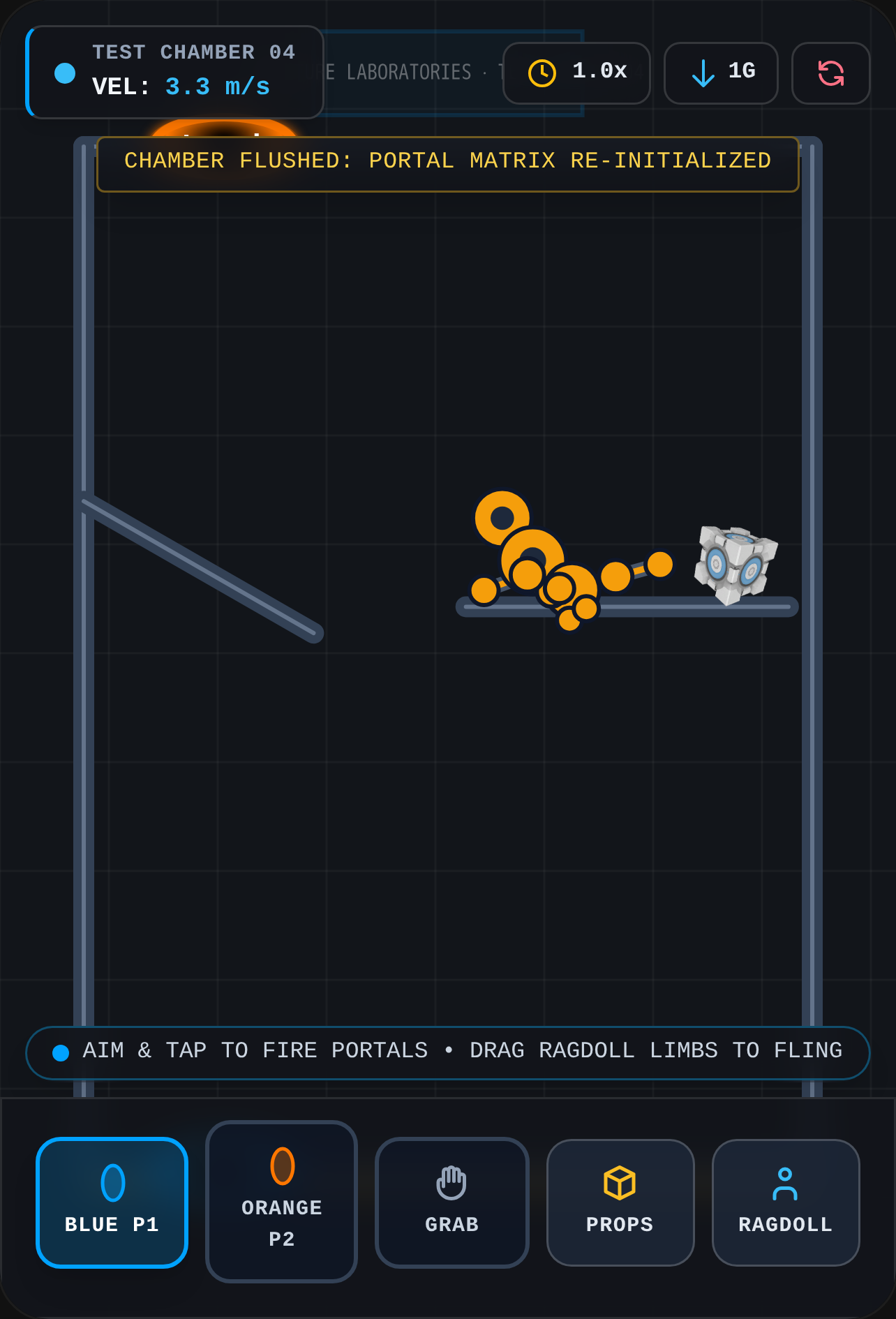 Aperture Ragdoll Portal Sandbox cover