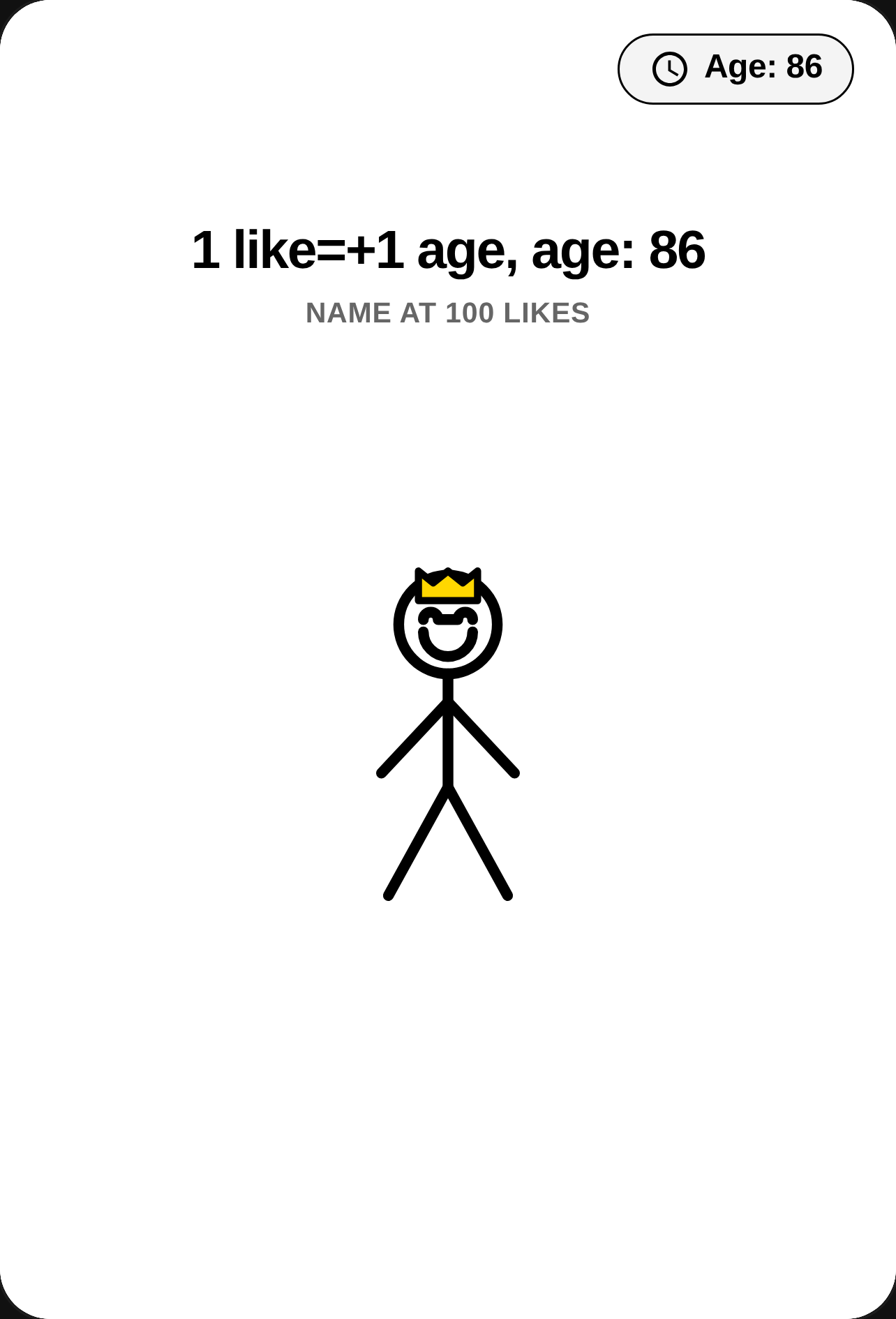 1 Like = +1 Age cover