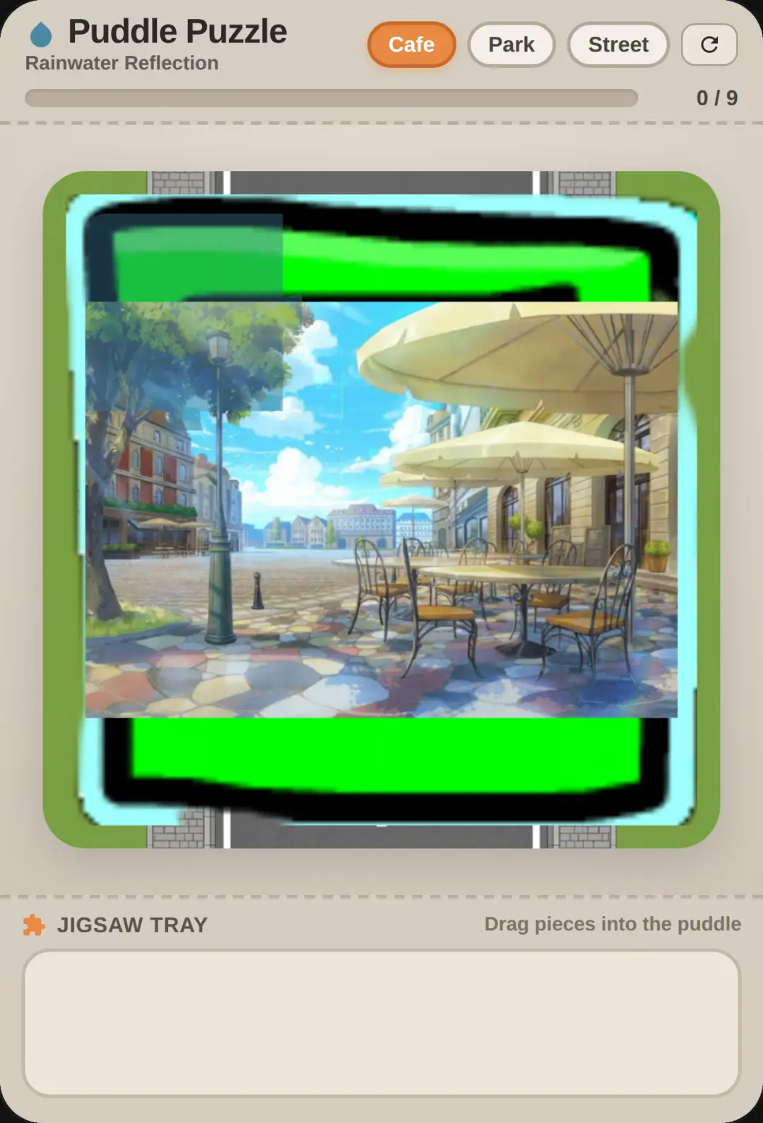 Puddle Reflection Jigsaw cover