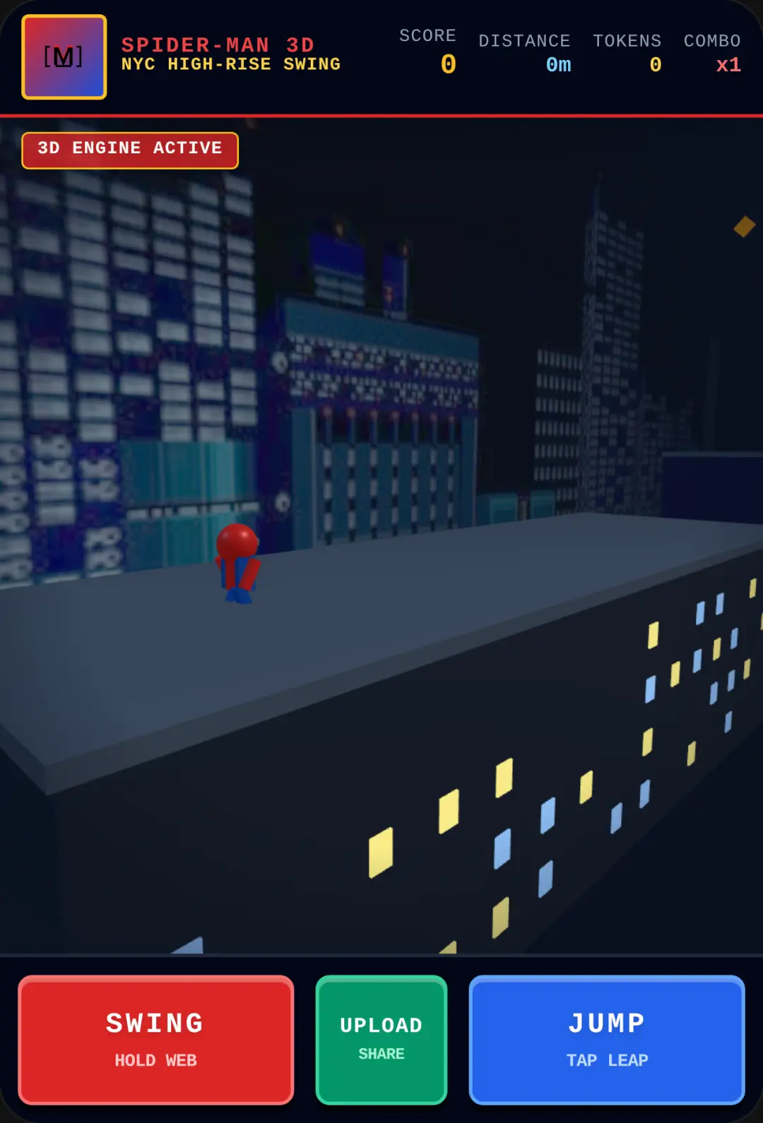 M&J Spider-Man 3D NYC Swing cover