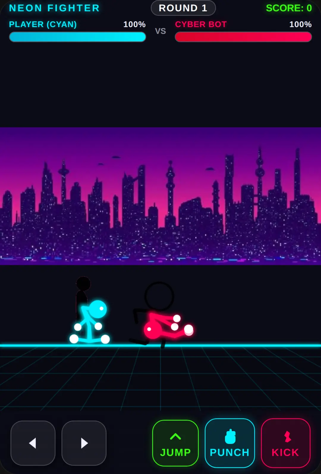 Neon Stickman Brawler cover