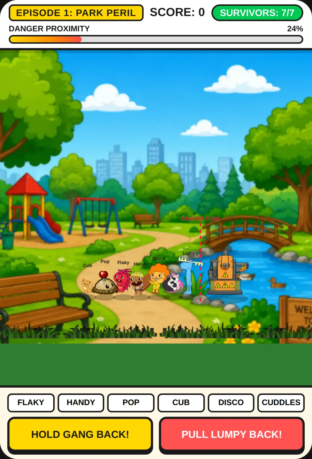 Happy Tree Friends: Hazard Survival cover