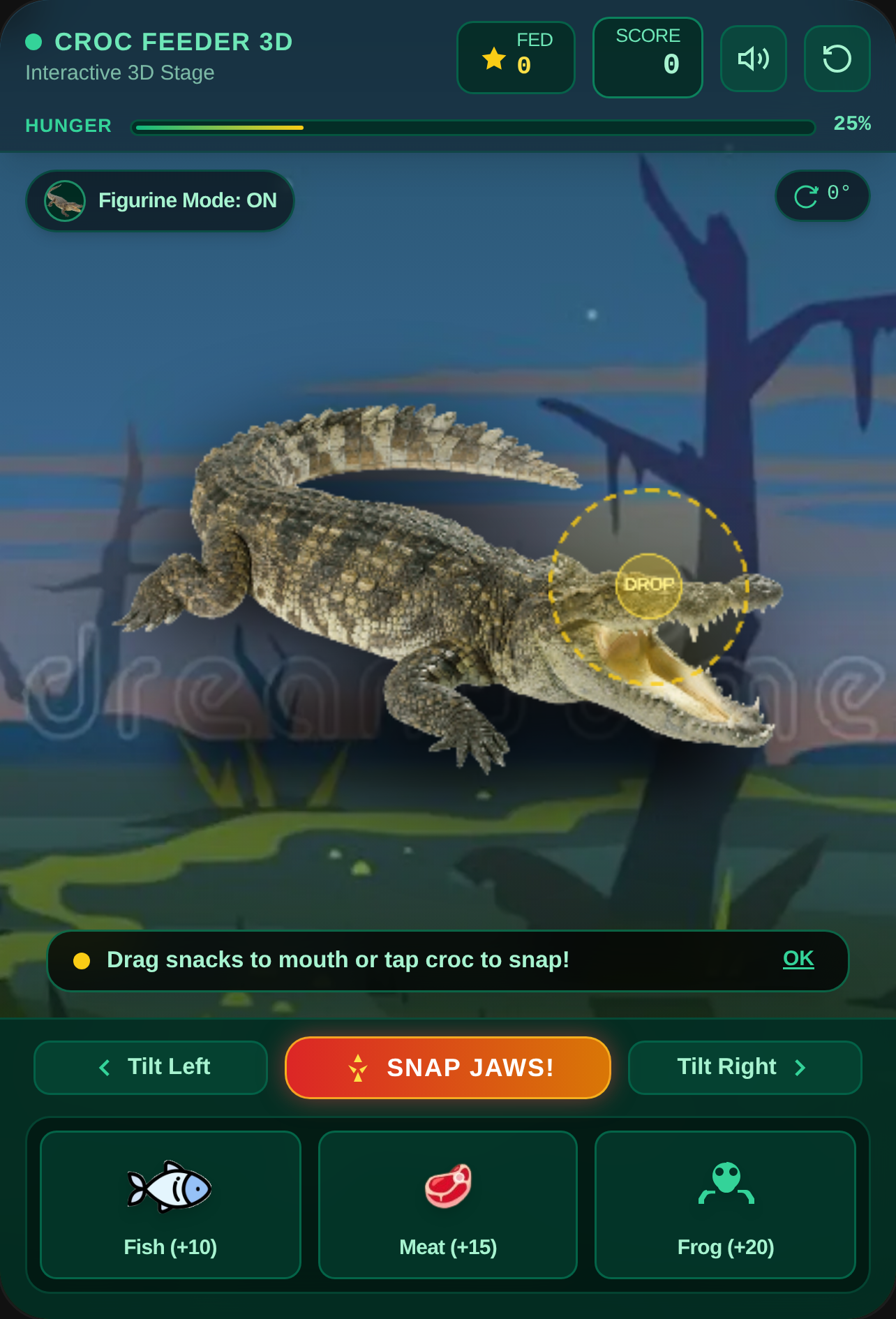 Crocodile Feeder 3D cover