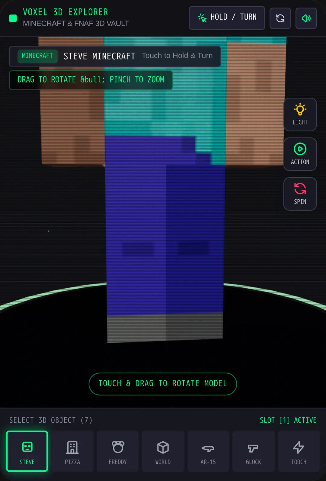 Voxel 3D Explorer - Minecraft & FNAF cover