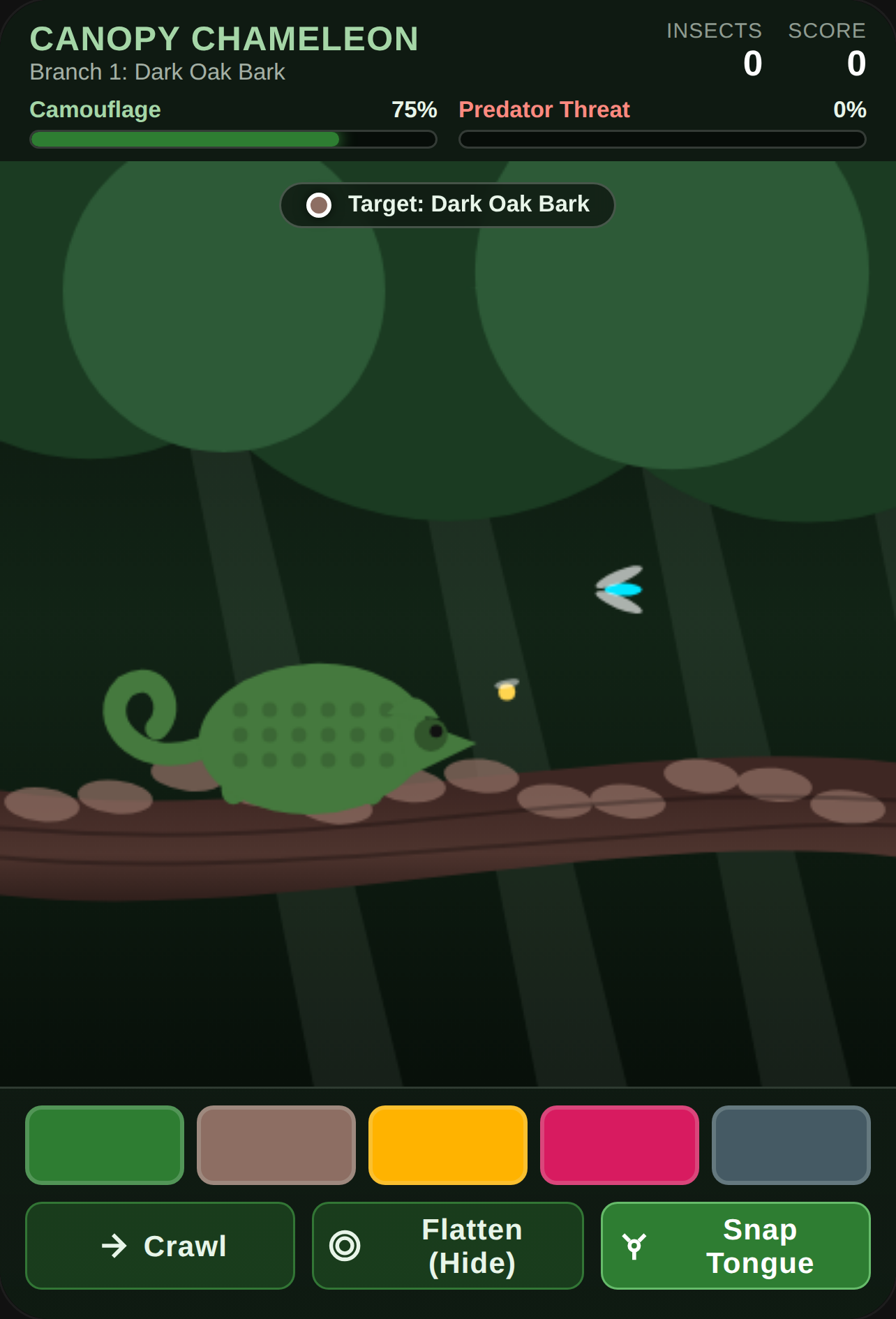 Chameleon Canopy Stealth. YOU ARE THE CHAMELEON! YOU ARE THE REPTILE cover