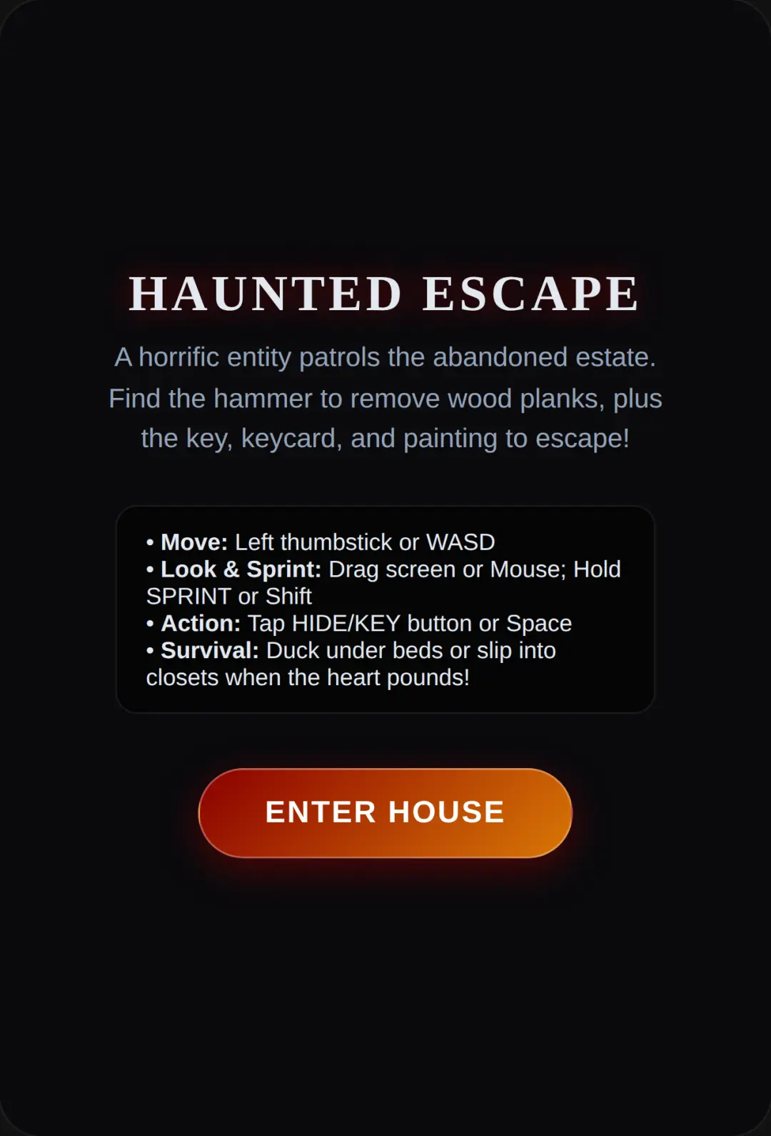 Shadow Escape: House of the Stalker cover