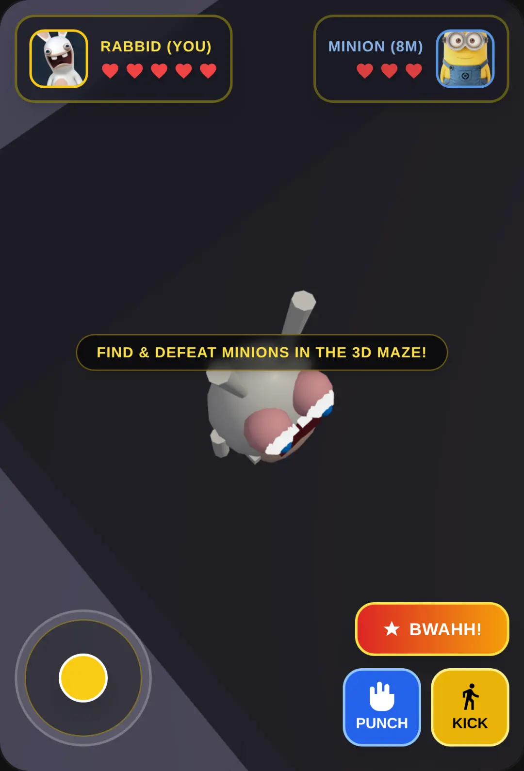 Rabbid vs Minions: 3D Maze Brawl cover