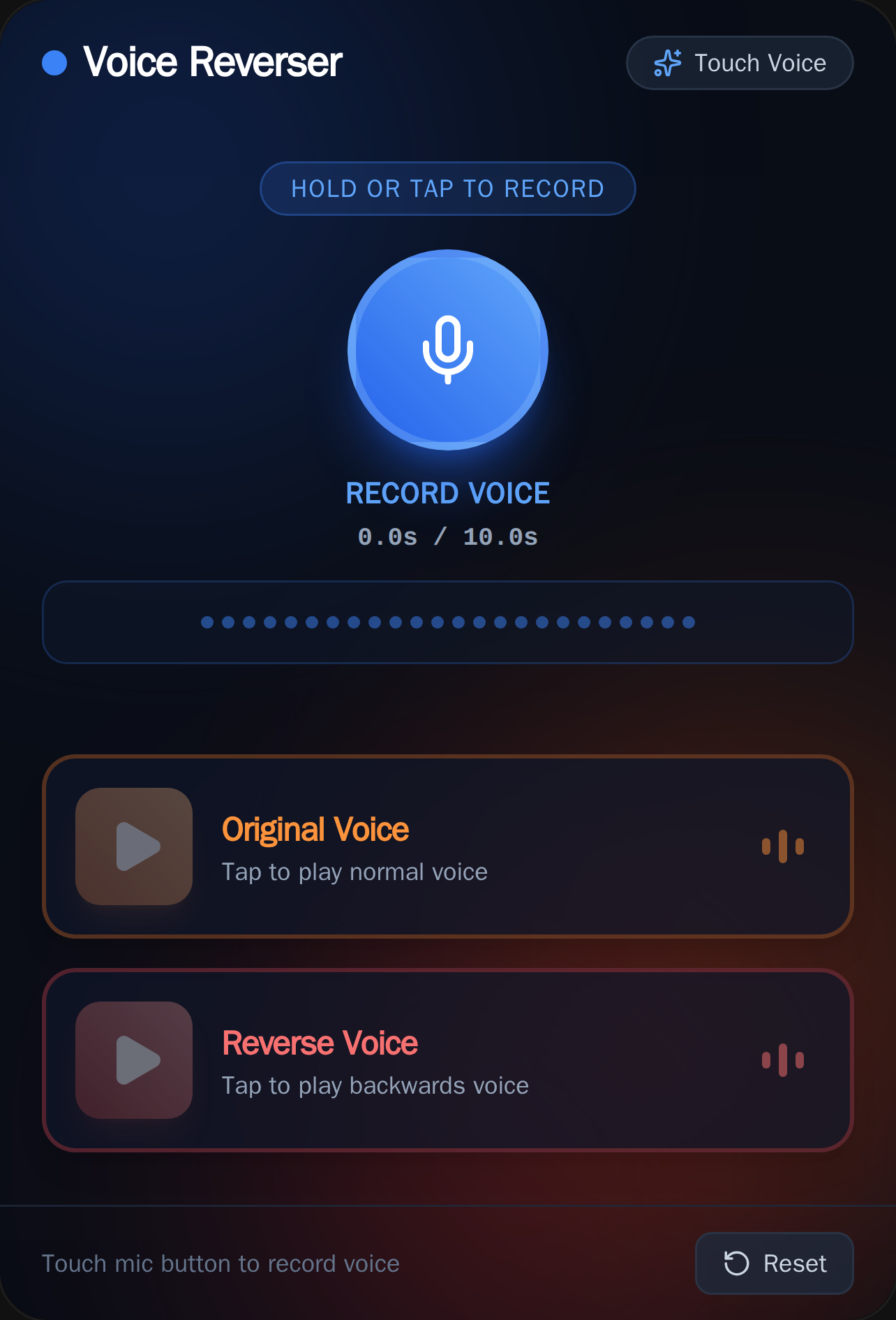Voice Reverser game cover