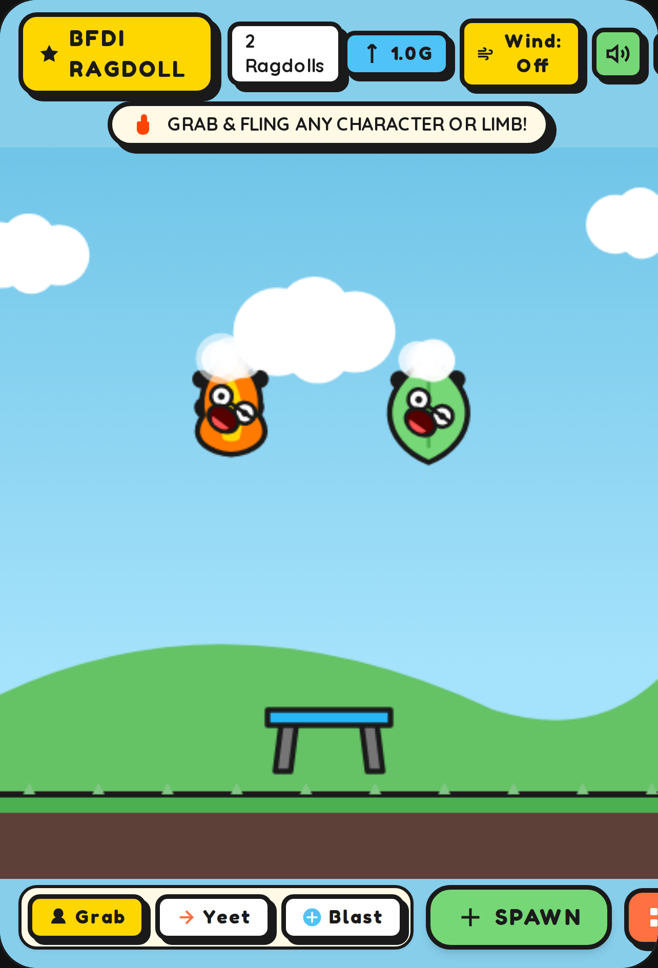 BFDI Ragdoll Sandbox cover