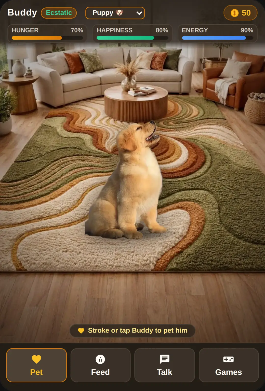 Realistic Puppy Pet & Mini-Games cover