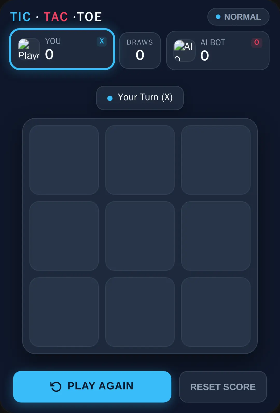 just a tic-tac-toe game cover
