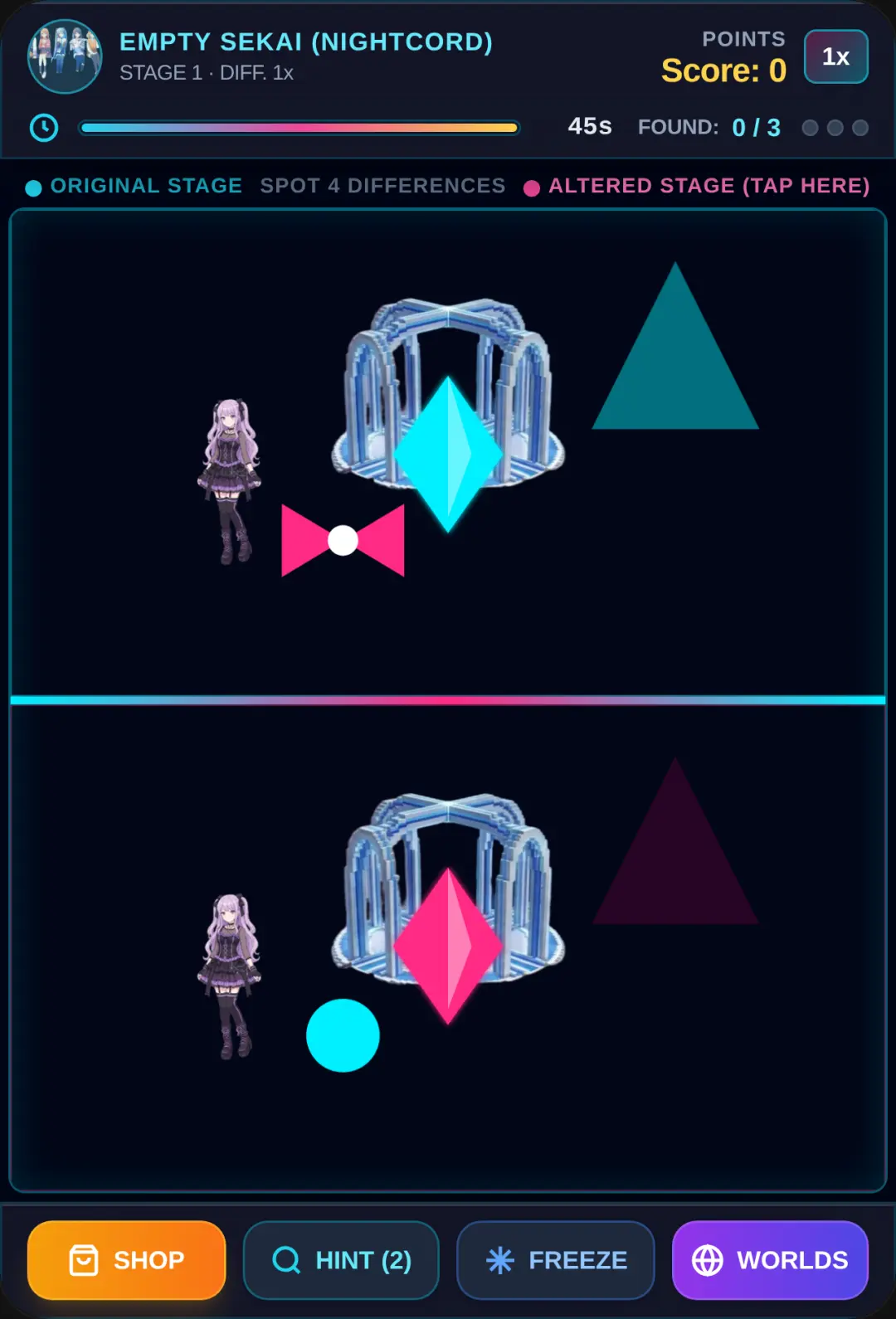Project Sekai: Spot the Difference cover