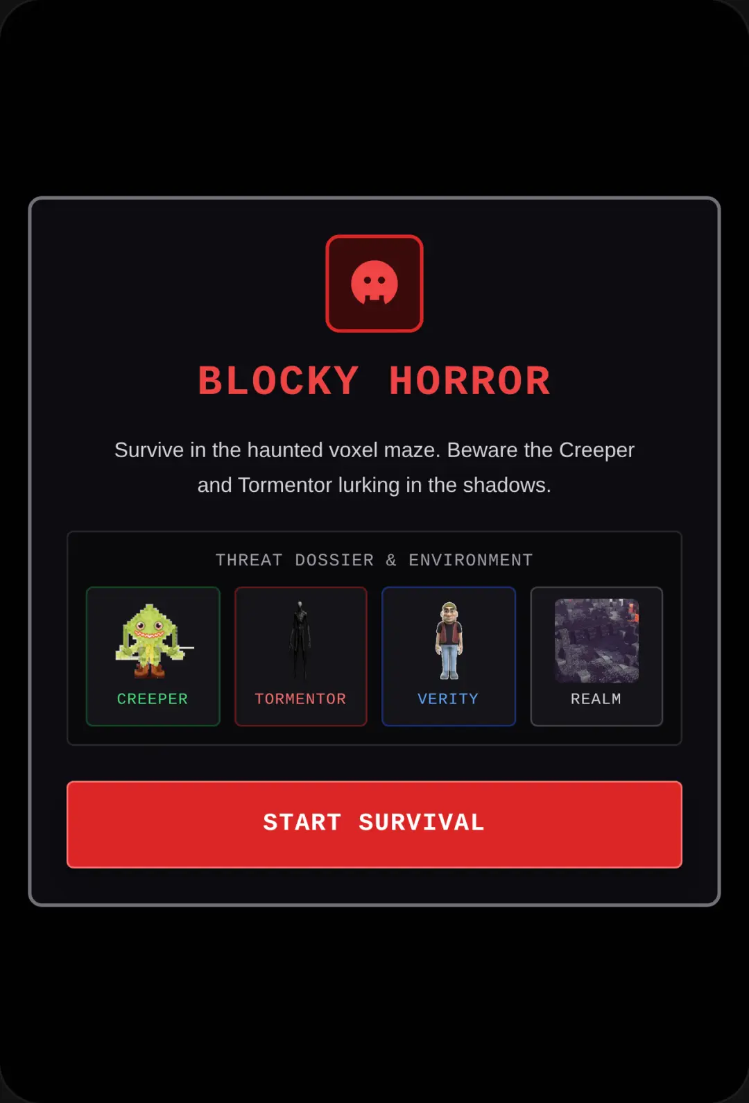 Blocky Horror Survival 3D cover