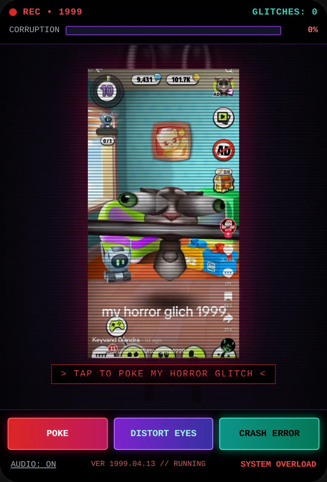 My Horror Glitch 1999 cover