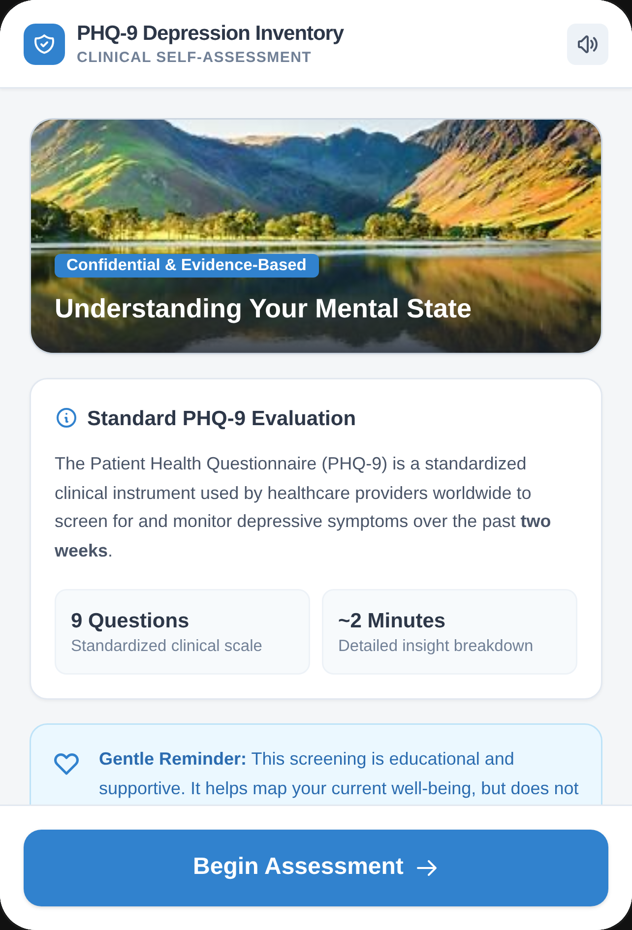 Clinical Depression Self-Assessment cover