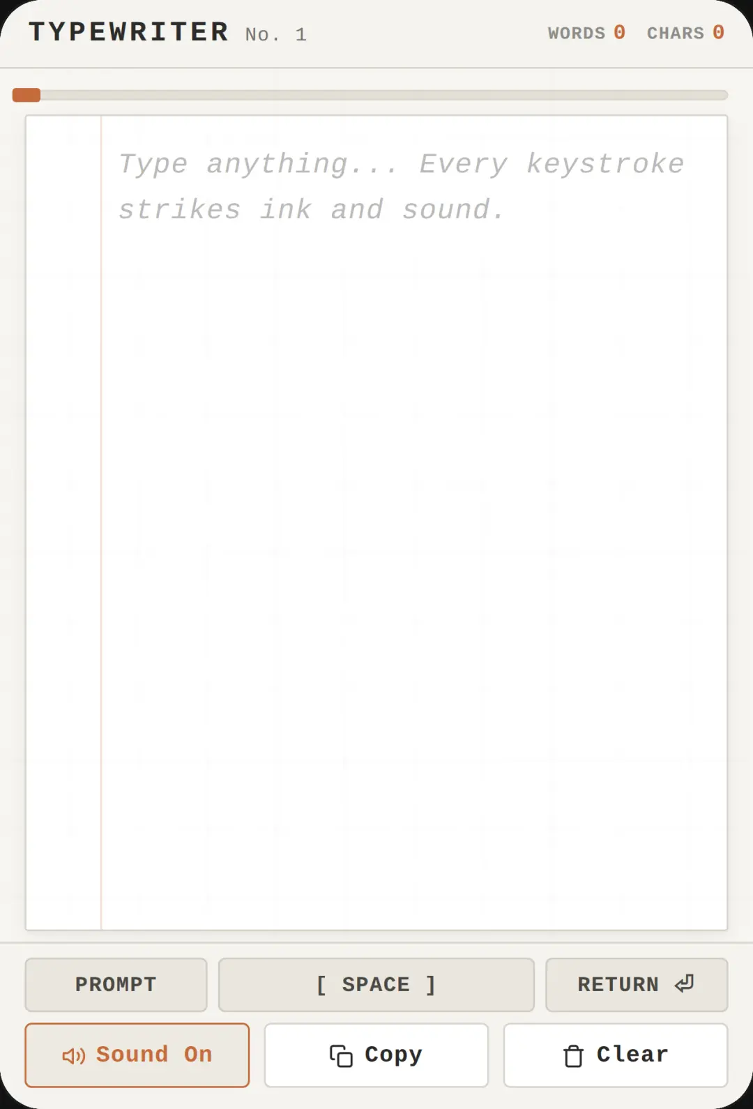 Typewriter cover
