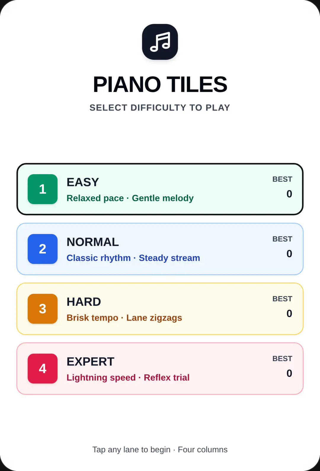 Piano Tiles cover
