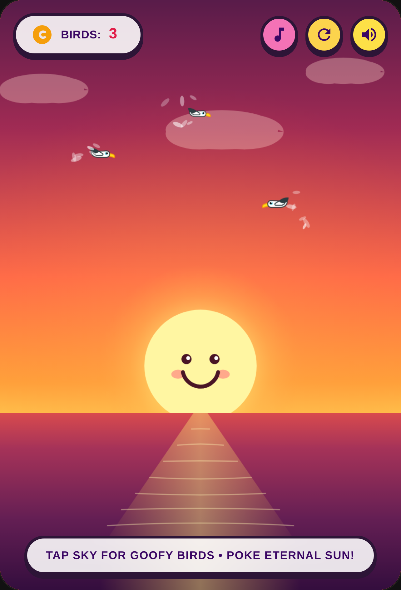 Eternal Sunset Birds - fly away with me | special cover